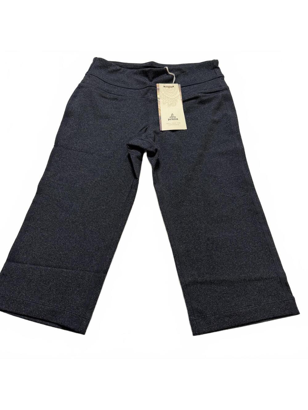 prAna Charcoal Heather Gray Audrey Kicker Yoga Leggings SZ XS NWT‎ Luxury